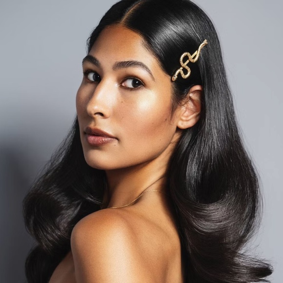 Gold Snake Hair Clips - Picture 4 of 4